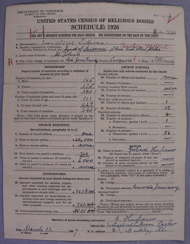 Scan of Evangelical Lutheran Synodical Conference of America: Evangelical Lutheran Synod of Missouri, Ohio, and Other States: 758