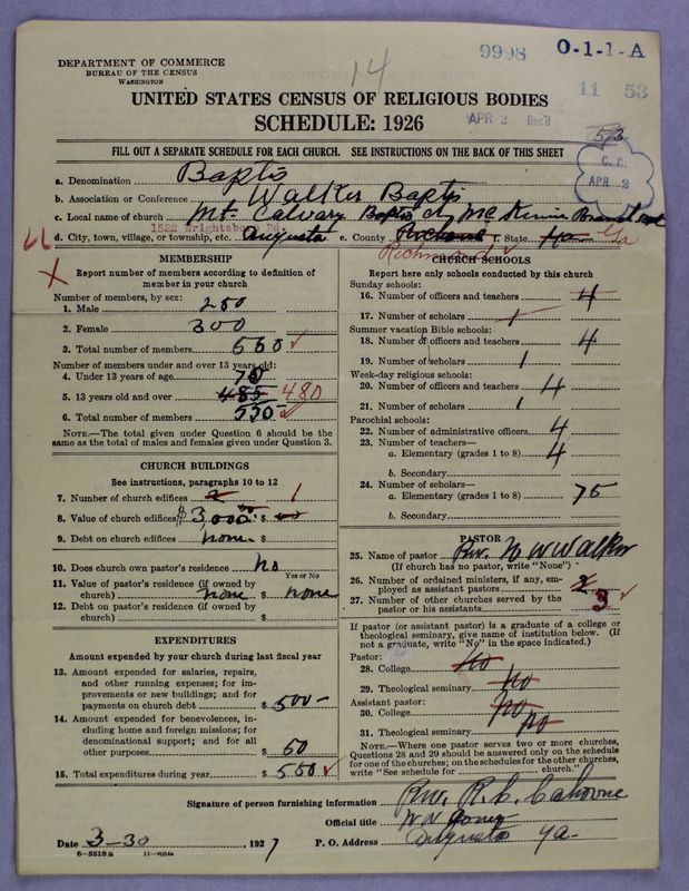 Scan of Negro Baptists: 9998