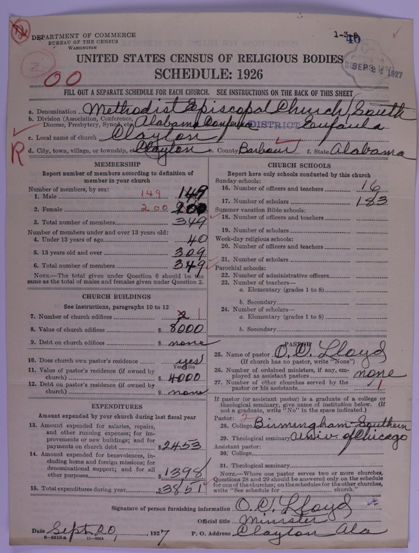 Scan of Methodist Episcopal Church, South: 40