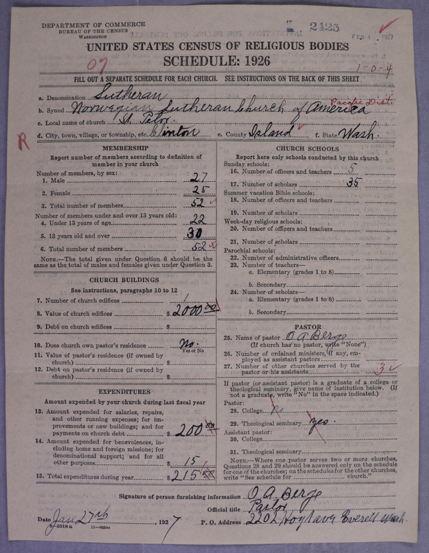 Scan of Norwegian Lutheran Church of America: 2426