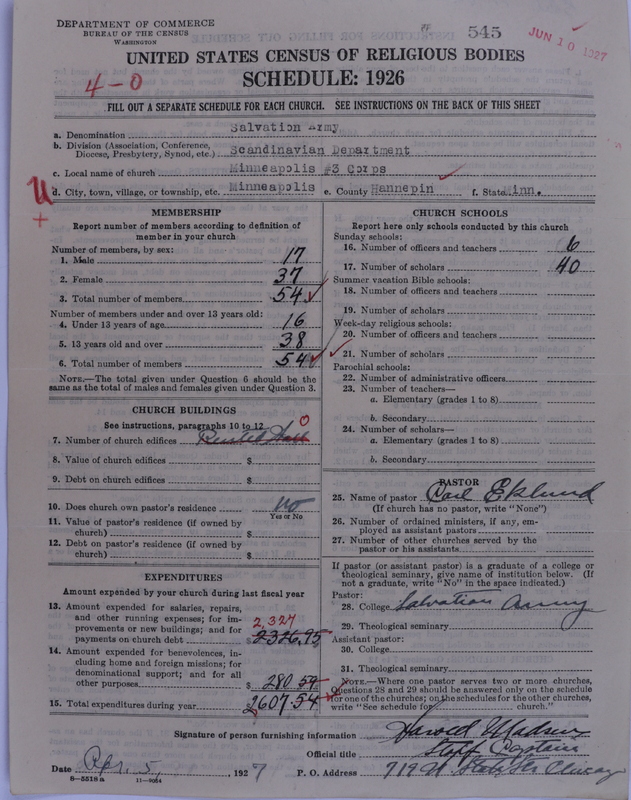 Scan of Salvation Army: 545