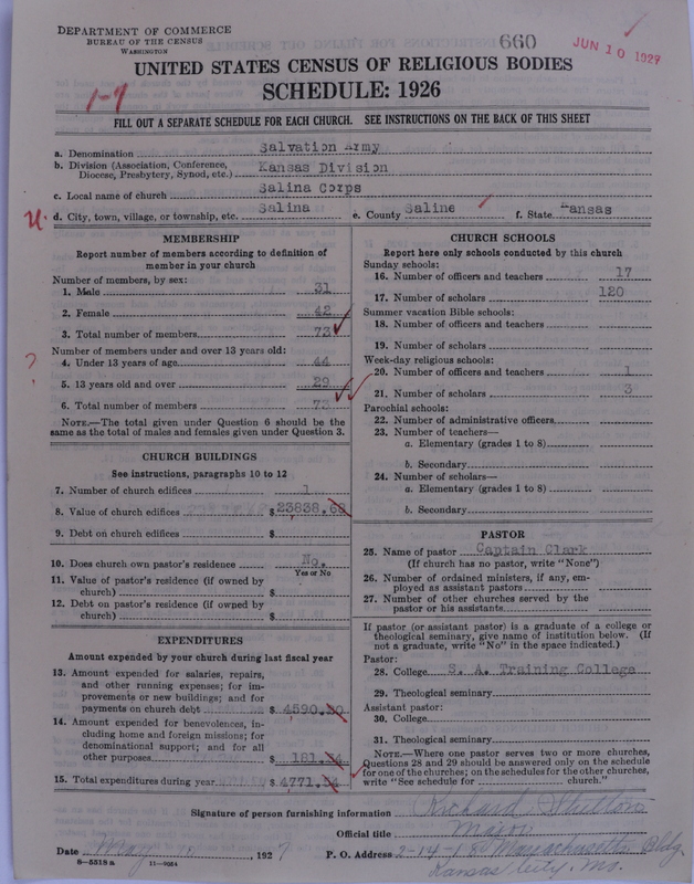 Scan of Salvation Army: 660