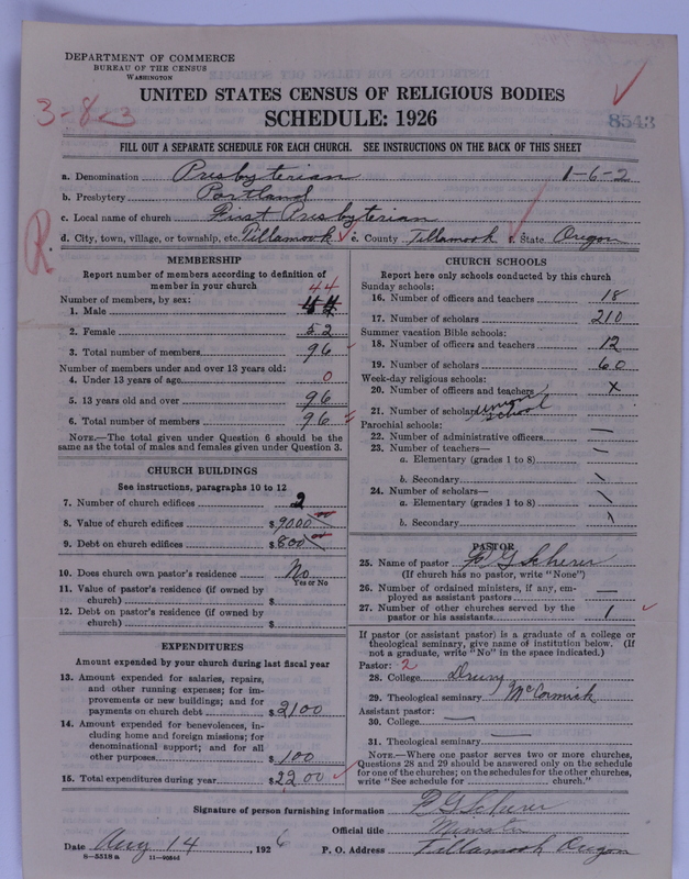 Scan of Presbyterian Church in the United States of America: 8543