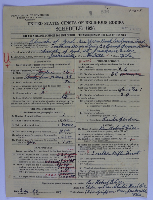 Scan of Church of God (Headquarters, Anderson, Ind.): 596