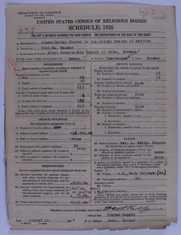 Scan of Presbyterian Church in the United States of America: 5898
