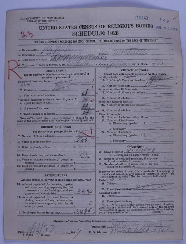 Scan of African Methodist Episcopal Church: 3593