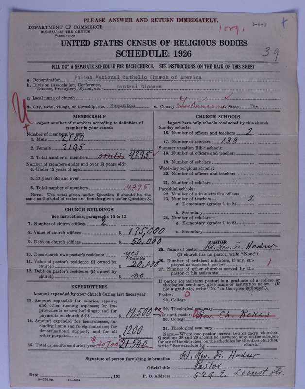 Scan of Polish National Catholic Church of America: 39