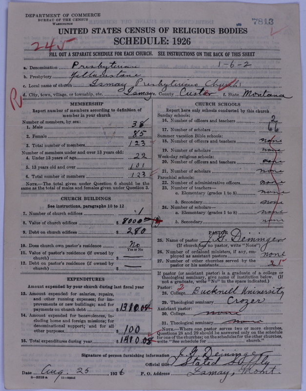 Scan of Presbyterian Church in the United States of America: 7813