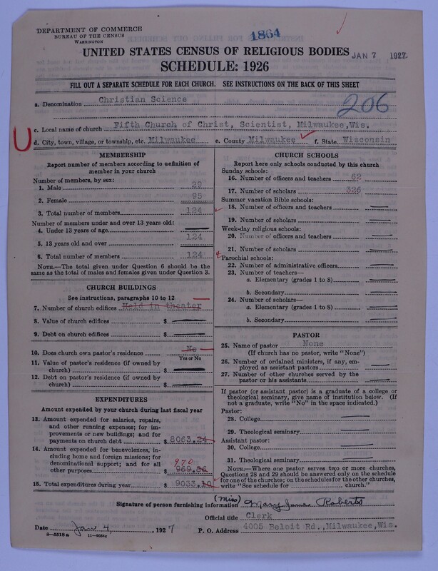 Scan of Church of Christ, Scientist: 1864