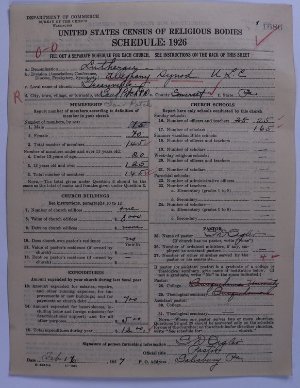 Scan of United Lutheran Church in America: 1686