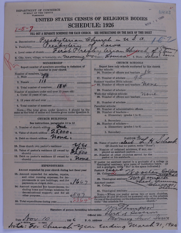Scan of Presbyterian Church in the United States of America: 4892