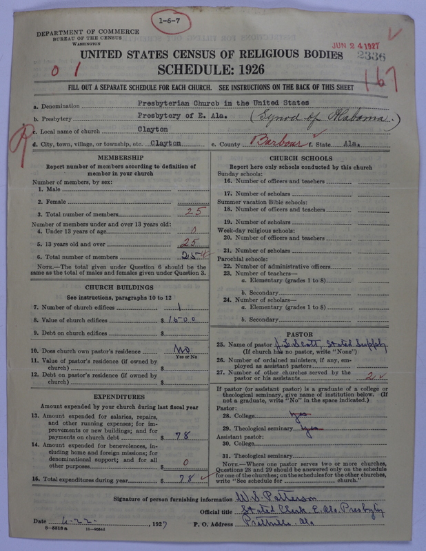 Scan of Presbyterian Church in the United States: 2336