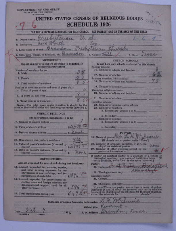 Scan of Presbyterian Church in the United States: 3267