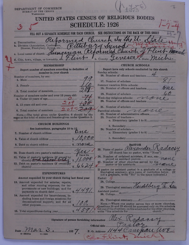 Scan of Reformed Church in the United States: 1275
