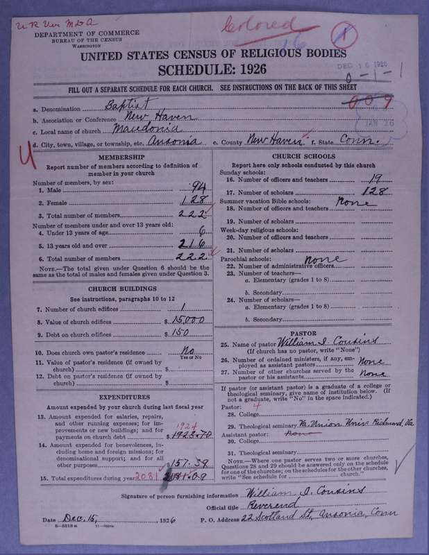 Scan of Negro Baptists: 16