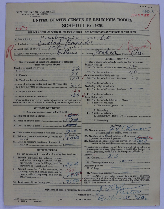 Scan of Presbyterian Church in the United States of America: 4832
