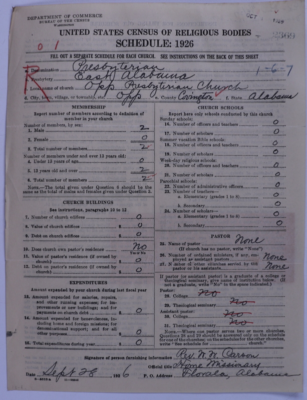 Scan of Presbyterian Church in the United States: 2369