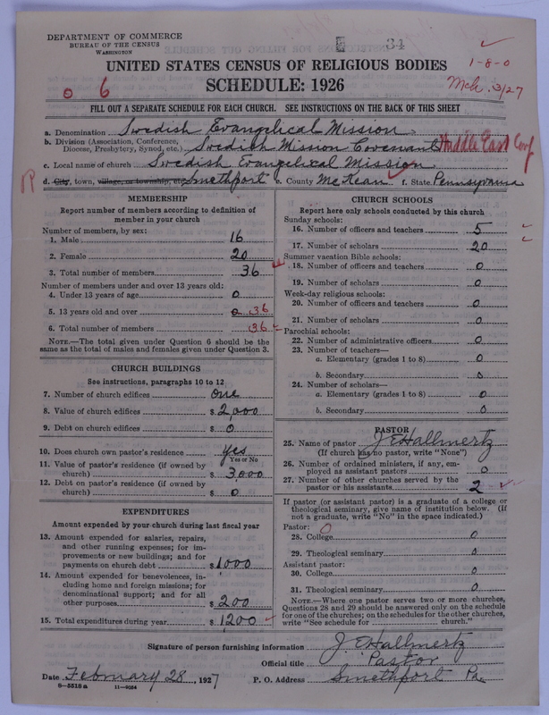 Scan of Swedish Evangelical Mission Covenant of America: 34