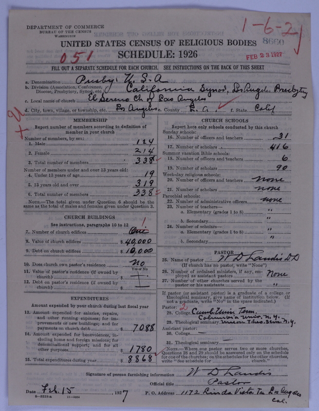 Scan of Presbyterian Church in the United States of America: 8660