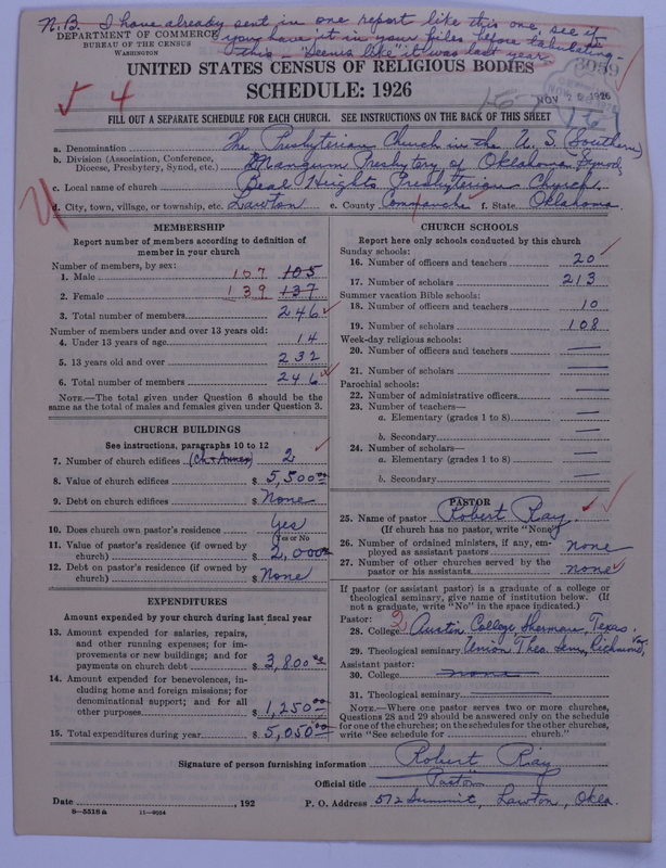 Scan of Presbyterian Church in the United States: 3059