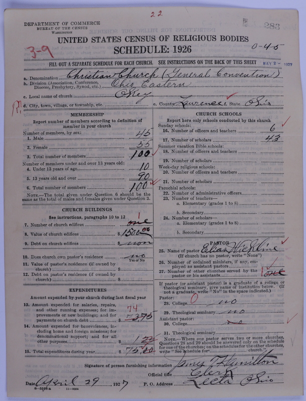 Scan of Christian Church (General Convention of the Christian Church): 283