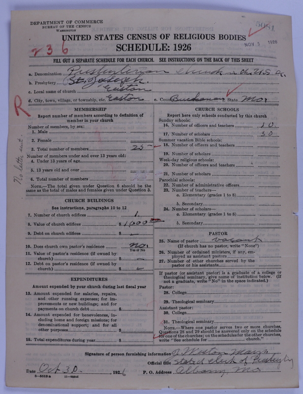 Scan of Presbyterian Church in the United States of America: 5081