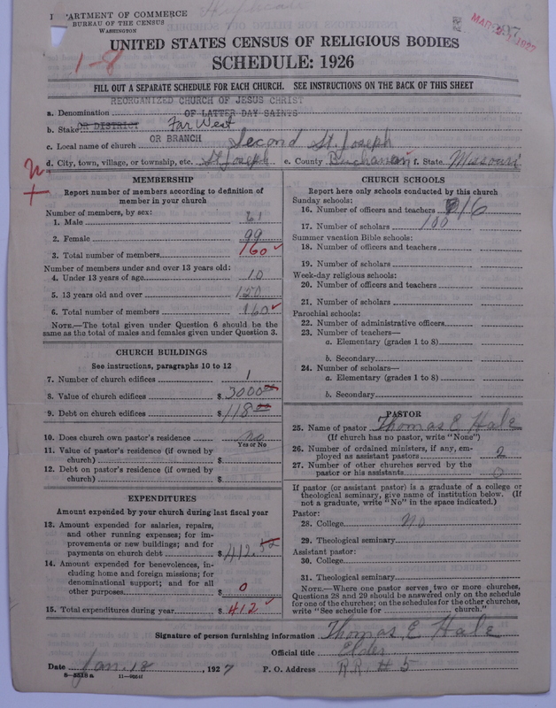 Scan of Reorganized Church of Jesus Christ of Latter Day Saints: 297