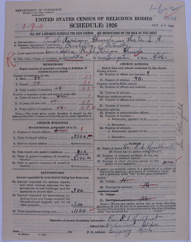 Scan of Presbyterian Church in the United States of America: 4059