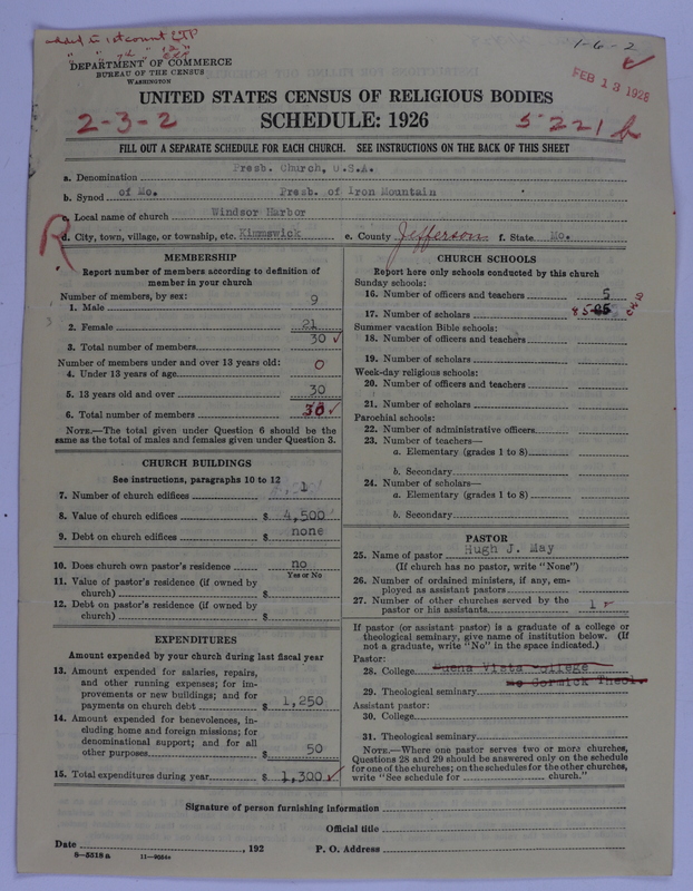 Scan of Presbyterian Church in the United States of America: 5221 B