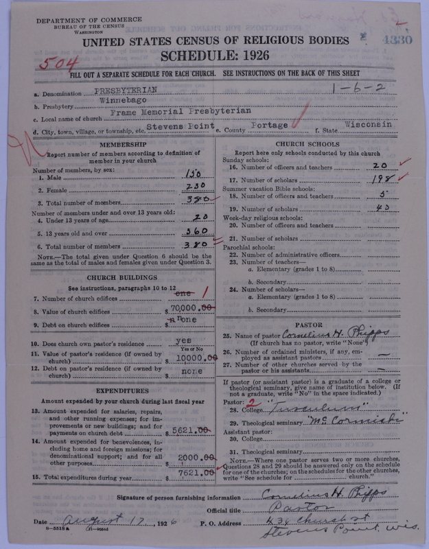 Scan of Presbyterian Church in the United States of America: 4330