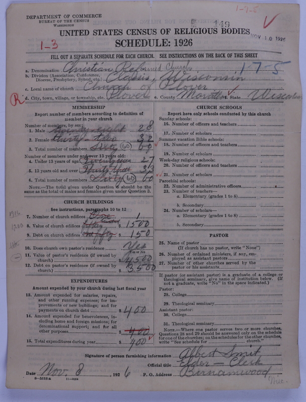 Scan of Christian Reformed Church: 149