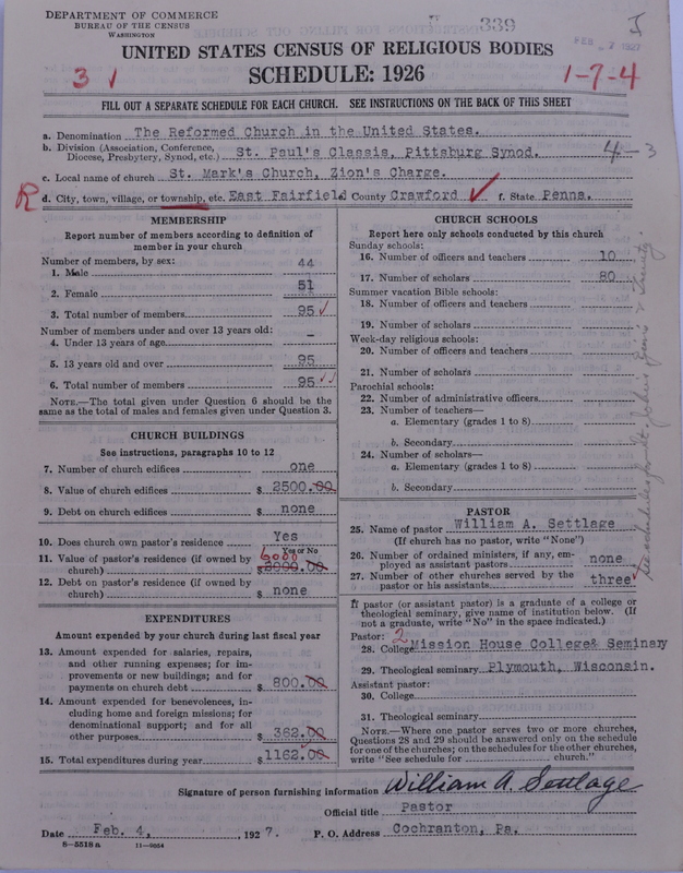 Scan of Reformed Church in the United States: 339