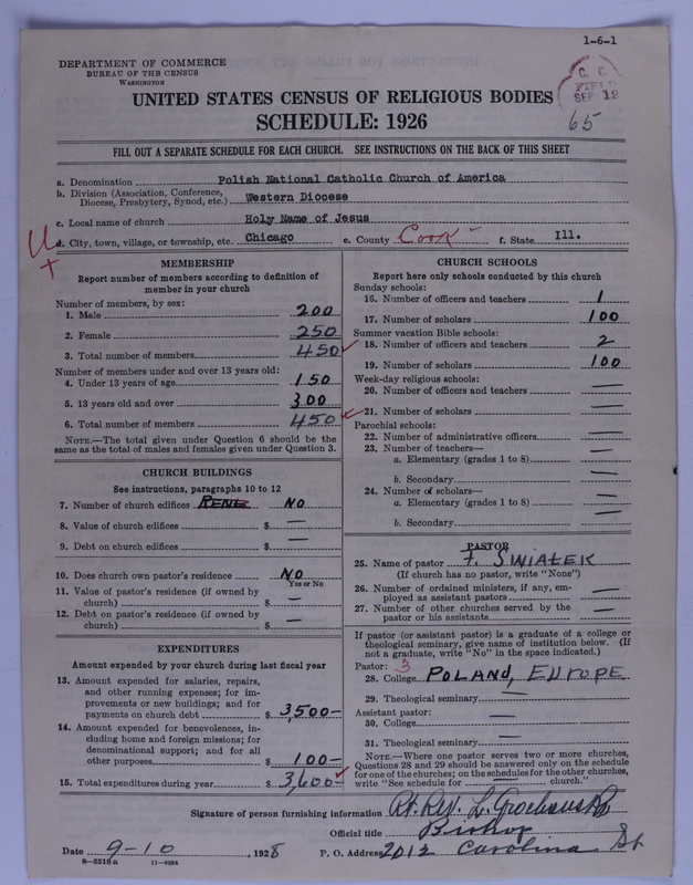 Scan of Polish National Catholic Church of America: 65