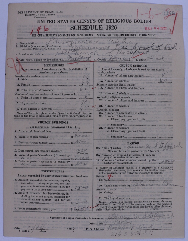 Scan of Presbyterian Church in the United States of America: 3328