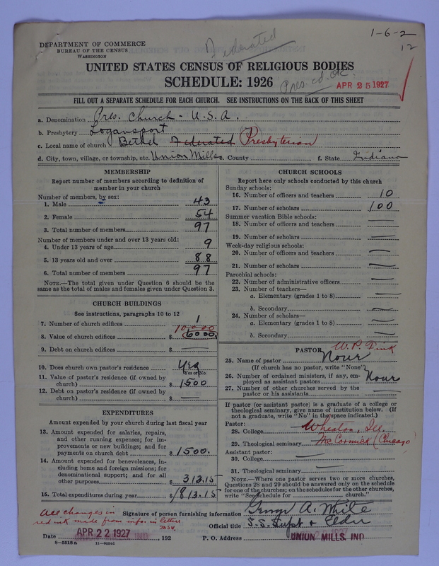 Scan of Federated Churches: 12