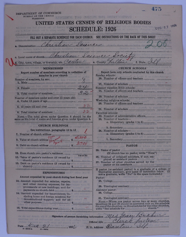 Scan of Church of Christ, Scientist: 475