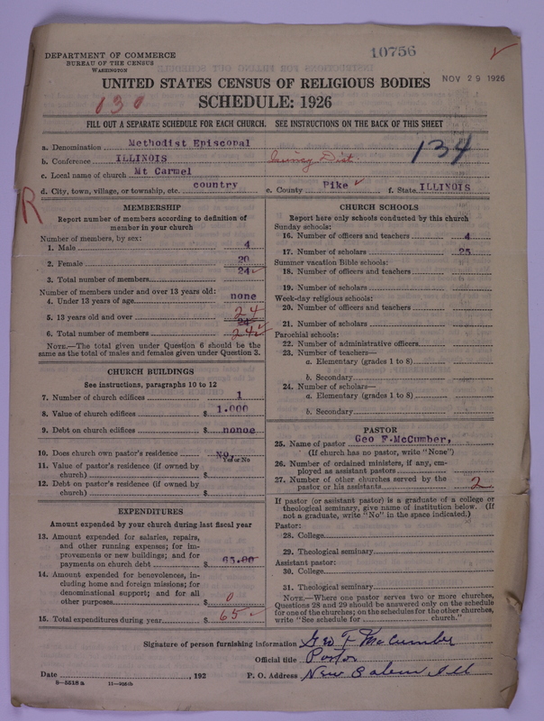 Scan of Methodist Episcopal Church: 10756