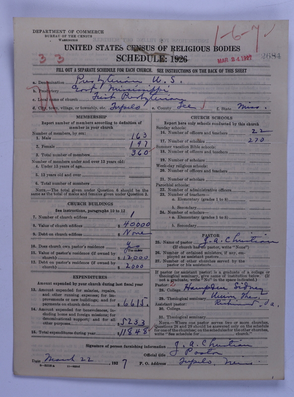 Scan of Presbyterian Church in the United States: 2684