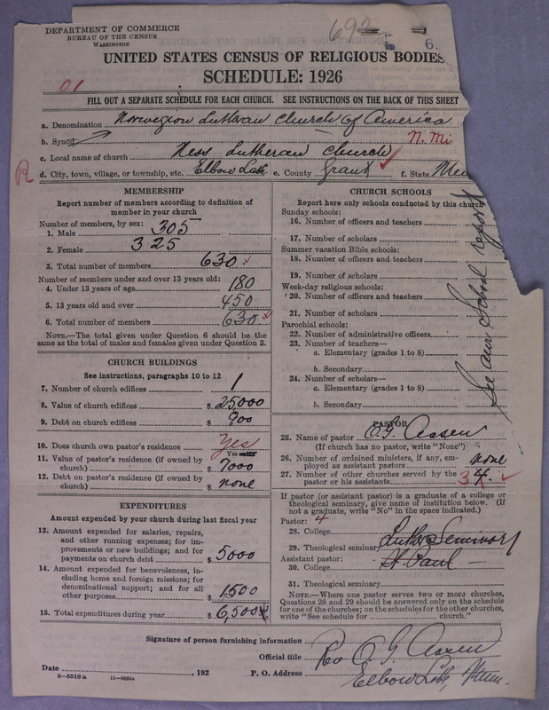 Scan of Norwegian Lutheran Church of America: 692