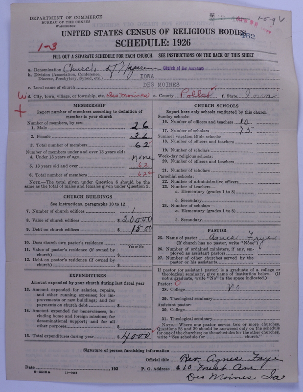 Scan of Church of the Nazarene: 462