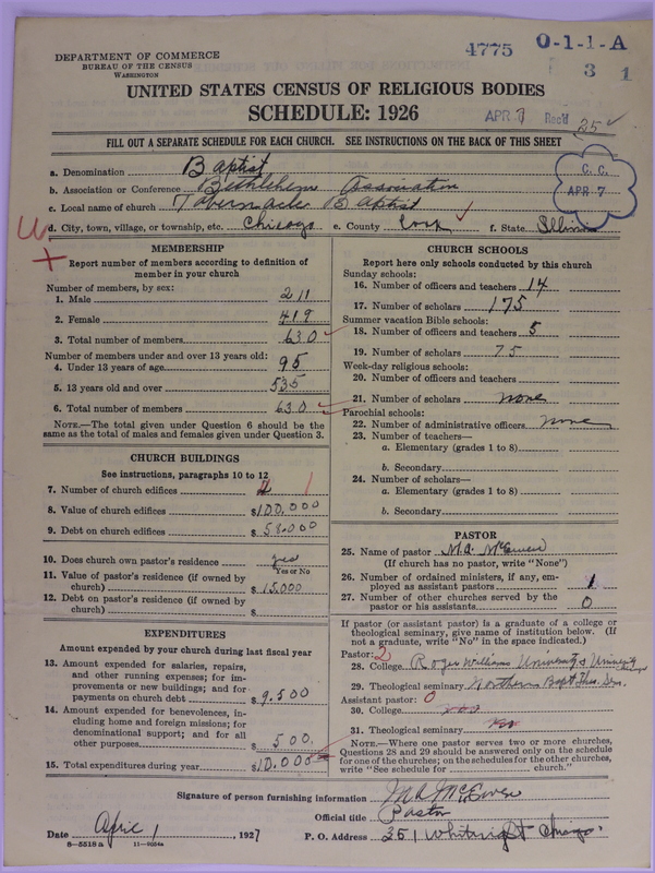 Scan of Negro Baptists: 4775