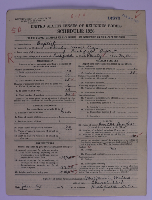 Scan of Southern Baptist Convention: 14673