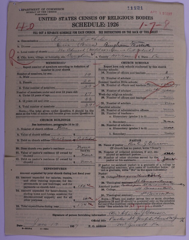 Scan of Roman Catholic Church: 11121