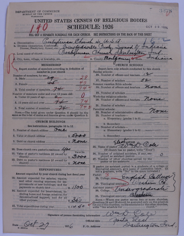 Scan of Presbyterian Church in the United States of America: 3278