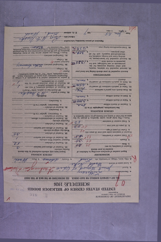 Scan of Synod of the Reformed Presbyterian Church of North America: 816