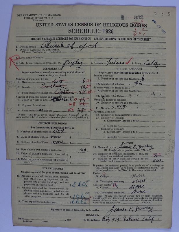 Scan of Church of God (Headquarters, Anderson, Ind.): 932
