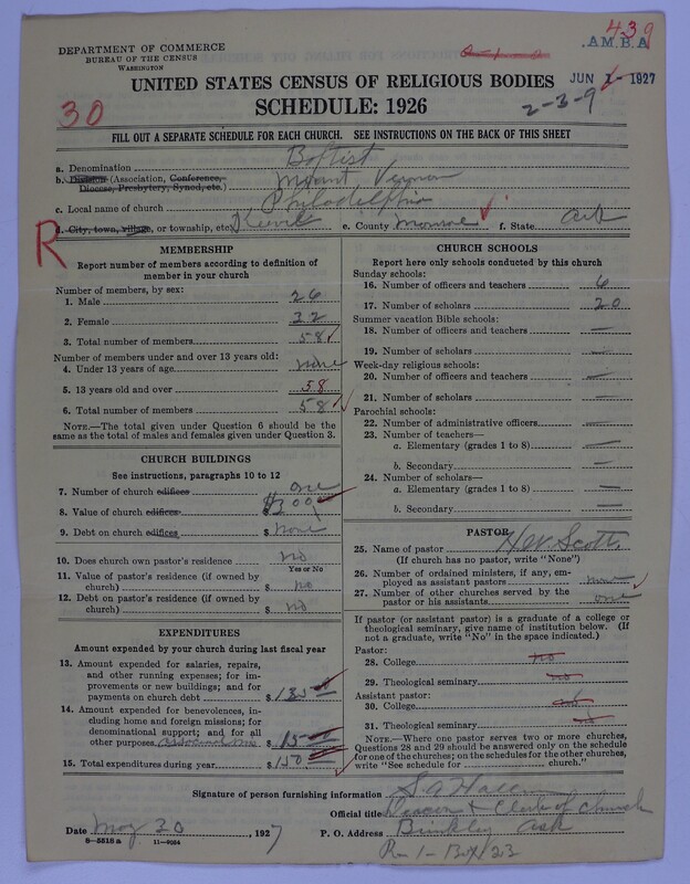Scan of Landmark Baptist of America: 439