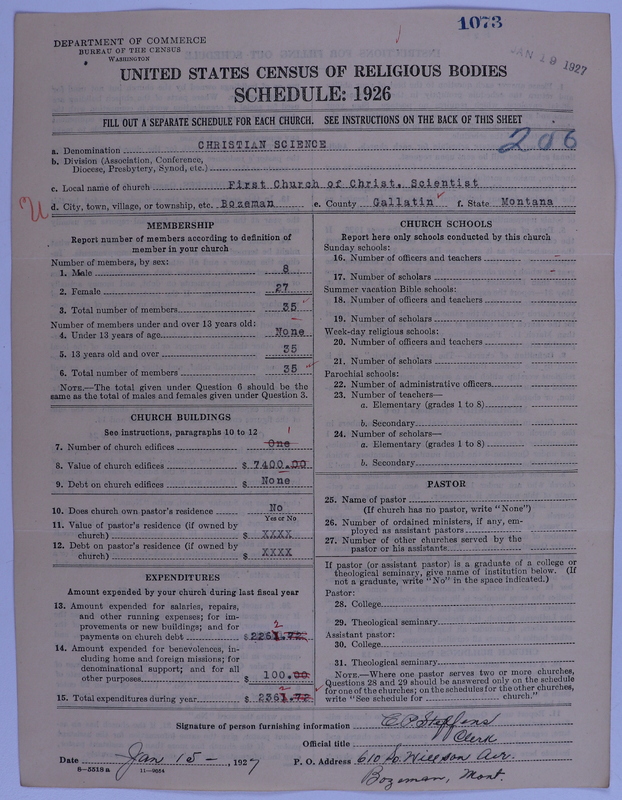 Scan of Church of Christ, Scientist: 1073