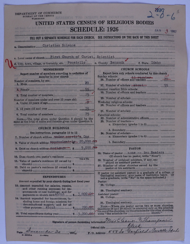 Scan of Church of Christ, Scientist: 397