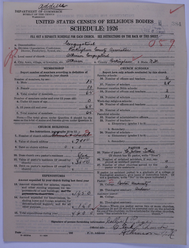 Scan of Congregational Churches: 384